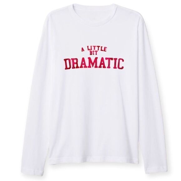 A little bit dramatic long sleeve tee - Picture 1 of 2